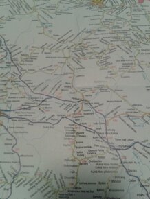 Železniční mapa ČR a Evropy - 9