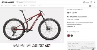 SPECIALIZED EPIC 8 EXPERT vel L - 9