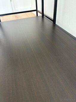 VITTSJÖ (IKEA) Sada stolků, sada 2 ks, černohnědá/sklo, 90x5 - 9