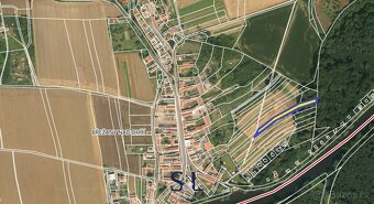 Prodej podílu 1/2 zemědělská půda, 45 702 m² - Budyně nad Oh - 9