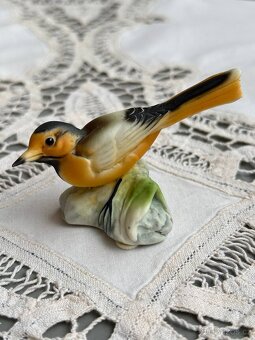 Porcelánové vintage figurky. Ptáci Capodimonte. - 9