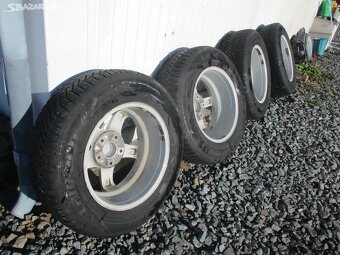ALU kola 5X130 TOUAREG 7,5X17 ET55 pneu 235/65/17 - 9