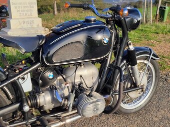 BMW R60/2 r.v.1968, bílé CZ SPZ, origo stav,nerenovováno - 9
