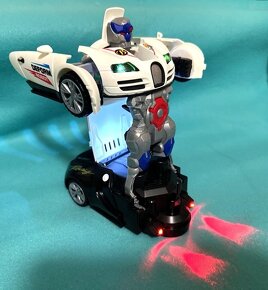 Auto robot transformer 2v1 na baterie - 9