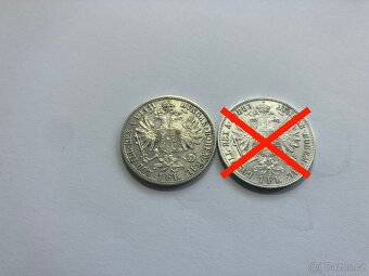 Rakúsko Uhorsko 1 zlatníky forint florint - strieborné mince - 9