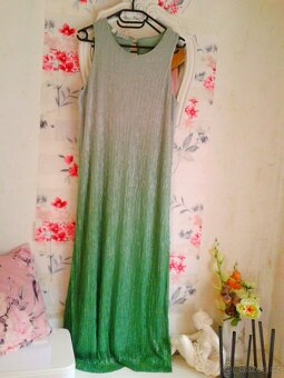 Elegantní třpytivé společenské šaty 40/42 - 9