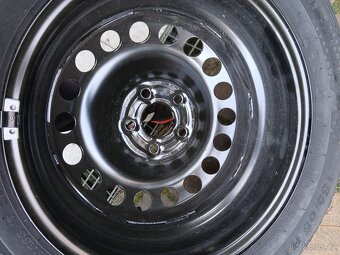 Plechová kola,sada,5x100,ET40,KUMHO,185/65 R15, NOVÁ SADA - 9