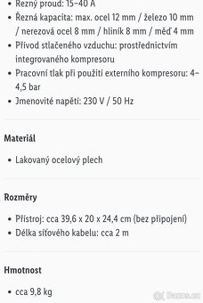 Pazmova řezačka peformance s kompresor - 9