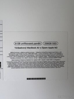 Apple Mackbook Air M2, 8/256GB - 9