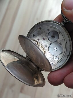Starožitné pánské kapesní hodinky Ancre de Precision - 9