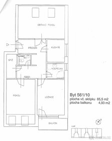 Pronájem bytu 3+1 85 m² P8-Střížkov - 9