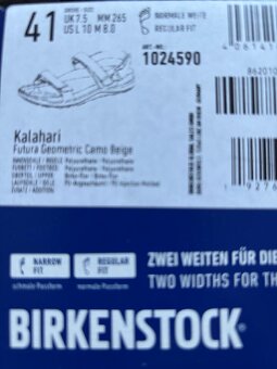 Sandály dámské Kalahari Birkenstock, béžové, vel.41 - 9