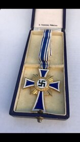 Mutterkreuz / Mateřský kříž I. třídy, zlatý, etue - 9