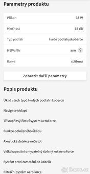 Prodám iRobot Roomba e5 silver - 9