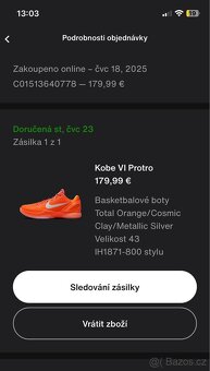 Kobe 6 Protro Total Orange EU 43 - 9