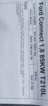 Ford tourneo connect 1.8 benzin,85kw - 9