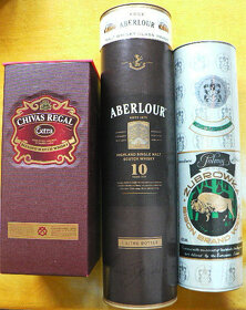 PLECHOVÉ KRABIČKY, futrály na lahve, popelník Myslivec - 9