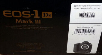 NOVÝ Canon EOS-1Ds Mark III (pouze tělo) 21,1 megapixelů NE - 9