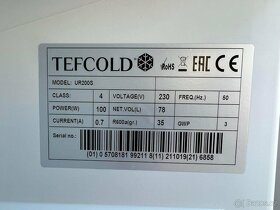 Podpultova lednice (nerezova) TEFCOLD UR 200 S - 9