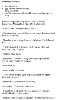 Volant Thrustmaster Ferrari 458 Spider + pedály - 9