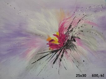 Ručně malované obrazy,akryl na plátně - 9