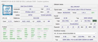 DELL Latitude 5500 i5-8365U / 16 GB RAM / 256 SSD/ 15,6/ W11 - 9