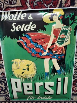 Plechové cedule – Retro dekorace (Pilsner, Castrol, Persil) - 9
