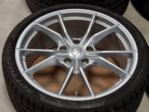 originál alu PORSCHE 911 991.2 8,5 a 11x20" 5x130 s pneu - 9
