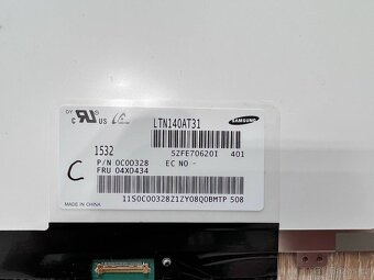 Predám obrazovku do notebooku 14"LED SLIM display 30pin - 9