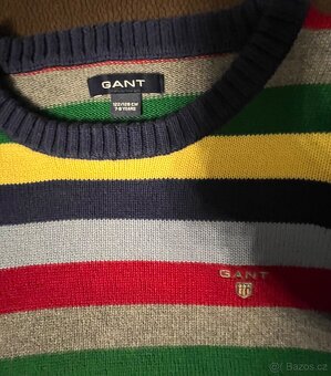 Sako, svetr a košile Ralph Lauren, svetr Gant vel.8-10let - 9