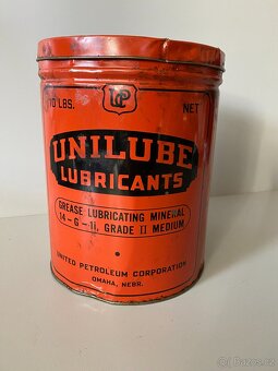plechovka od oleje stará plechovka mazivo vazelína retro - 9