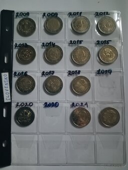 Sbírka euromincí 2€ ca 200ks - 9