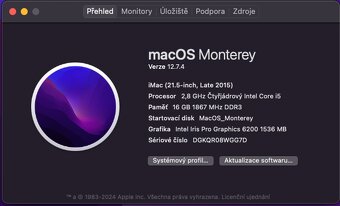 iMac 21" late 2015, 4jadro i5, 16 GB - ctete prosim popisek - 9