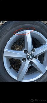 ORIGINAL VW ALU DISKY/KOLA R15 - 9