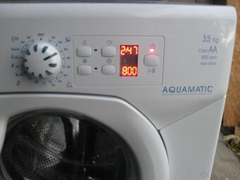 MALÁ/MINI PRAČKA CANDY 3,5KG, LCD, NEREZ BUBEN, FUZZY LOGIC - 9