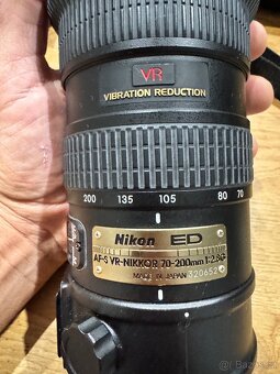 Nikon 70-200 AF-S VR 2.8 G + Nikon 18-70 + příslušenství - 9
