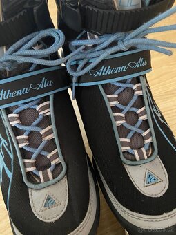 K2 Athena Alu inline brusle + chrániče vel. 39,5 - 9