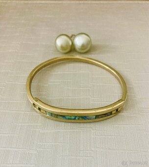 Soupravy bižuterie s perletí a kamínky - 9