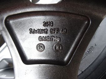 Alu disky Jeep Compass, 18", 5x110,ET 40, letní sada - 9