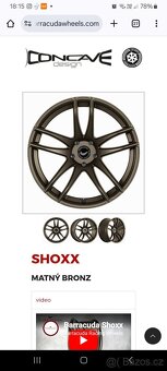 Kola BARRACUDA Racing SHOXX 8x18" 5x108 a 5x114.3 ET 40 R18 - 9