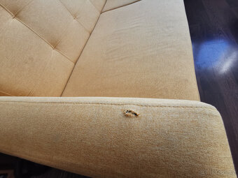 Pohovka Armendia (hořčicová) - 9