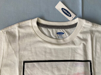 NOVÁ chlapecká trička Old Navy s kr.rukávem, 5 ks, vel 10/12 - 9