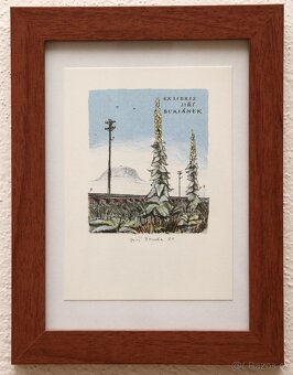 Jiří Bouda - Ex libris železnice - 9
