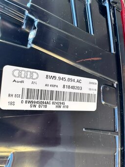 Audi RS4 S4 A4 B9 8W9 Dynamic LED ZADNÉ KONCOVÉ SVETLO ĽAVÉ - 9