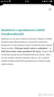 Reproduktor LAMAX PartyBoomBox 300 - 9