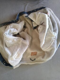 RIFLOVÁ BUNDA LEVI'S KOŽÍŠEK XL - 9