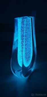 UMĚLECKÁ LUMINESCENČNÍ VÁZA DESIGN KAPKA - 9