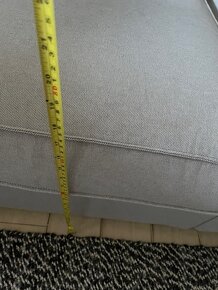 3místná pohovka s lenoškou, Kivik Ikea šedá - 9