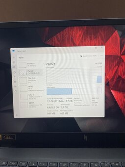 Nový herní notebook Acer Nitro V15- Ryzen5-7535HS-16RAM-RTX- - 9