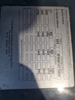 VZV TOYOTA 16T, 4,7m - 8FBMK16T-10844 - 9